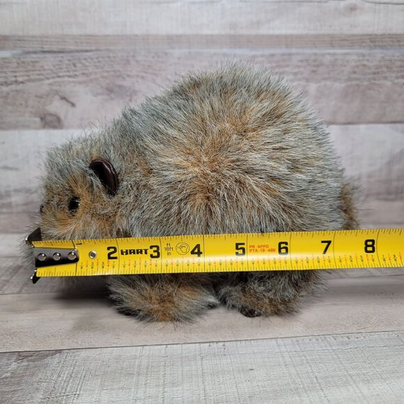Vintage Plush Mary Meyer Woodchuck Chuck Groundhog Guinea Pig Stuffed Animal - Picture 7 of 10
